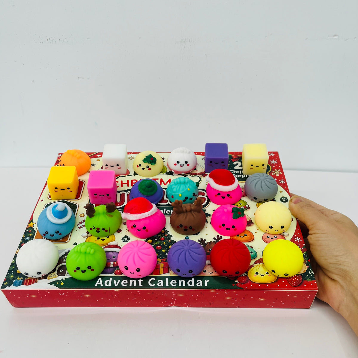 Christmas Dumpling Squishy Advent Calendar – 24 Surprise Toys