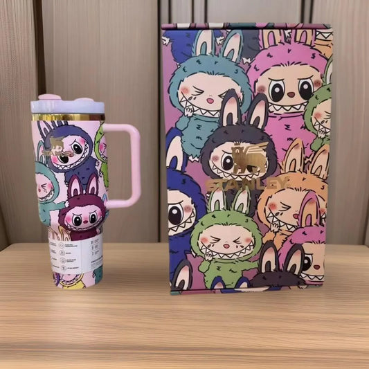 THE MONSTERS Grote Fan van Energie Serie-Vinyl Pluche Blind Box en Tumbler